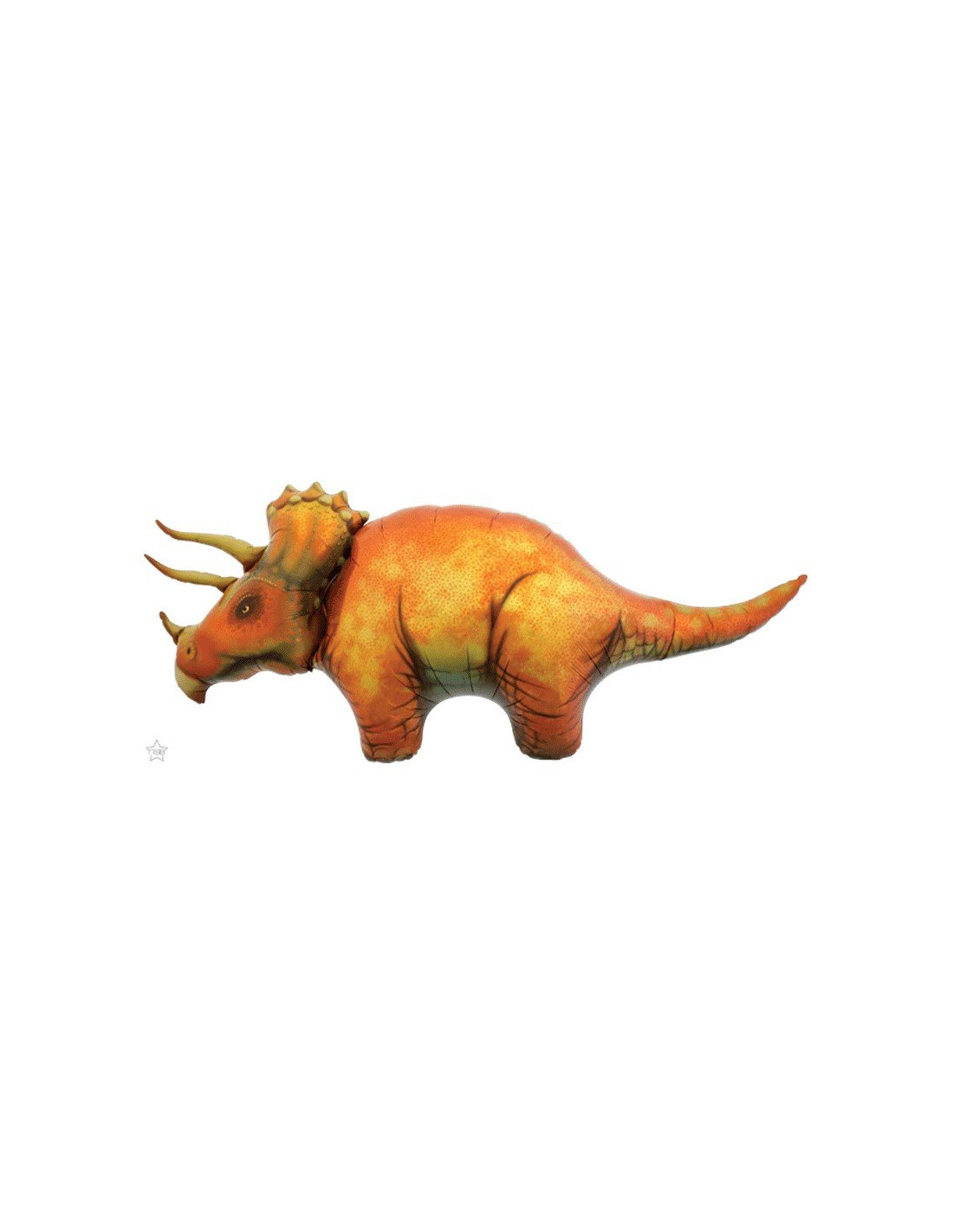 Ballon Dinosaure Triceratops en Aluminium 107cmsX48cms - Les Bambetises