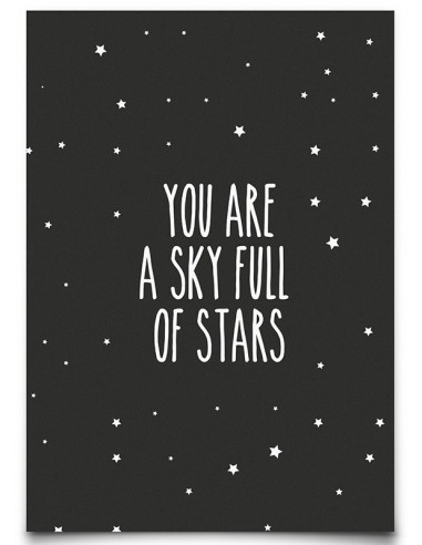 Carte Postale You are a Sky Full of Stars Eef Lillemor