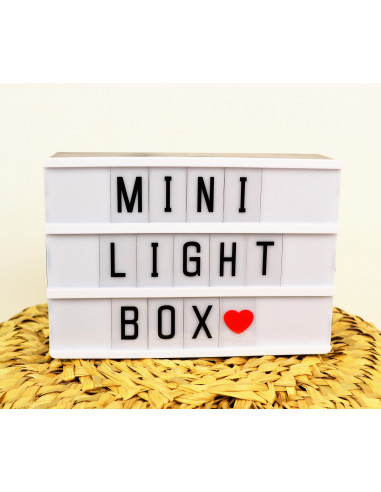 Mini Light Box Format A6 Magnétique Cadre Noir