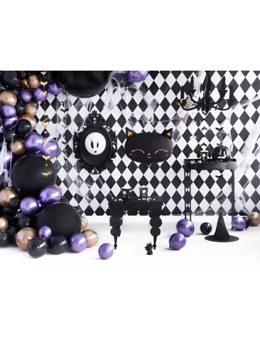 10 ballons chrome violet pas cher - decoration mariage - badaboum