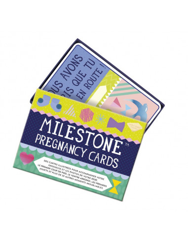 Cartes Premiers Souvenirs Femme Enceinte Milestone Cards