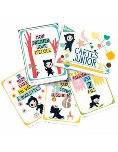 Cartes Souvenirs Milestone Junior Cards-1-4 ans