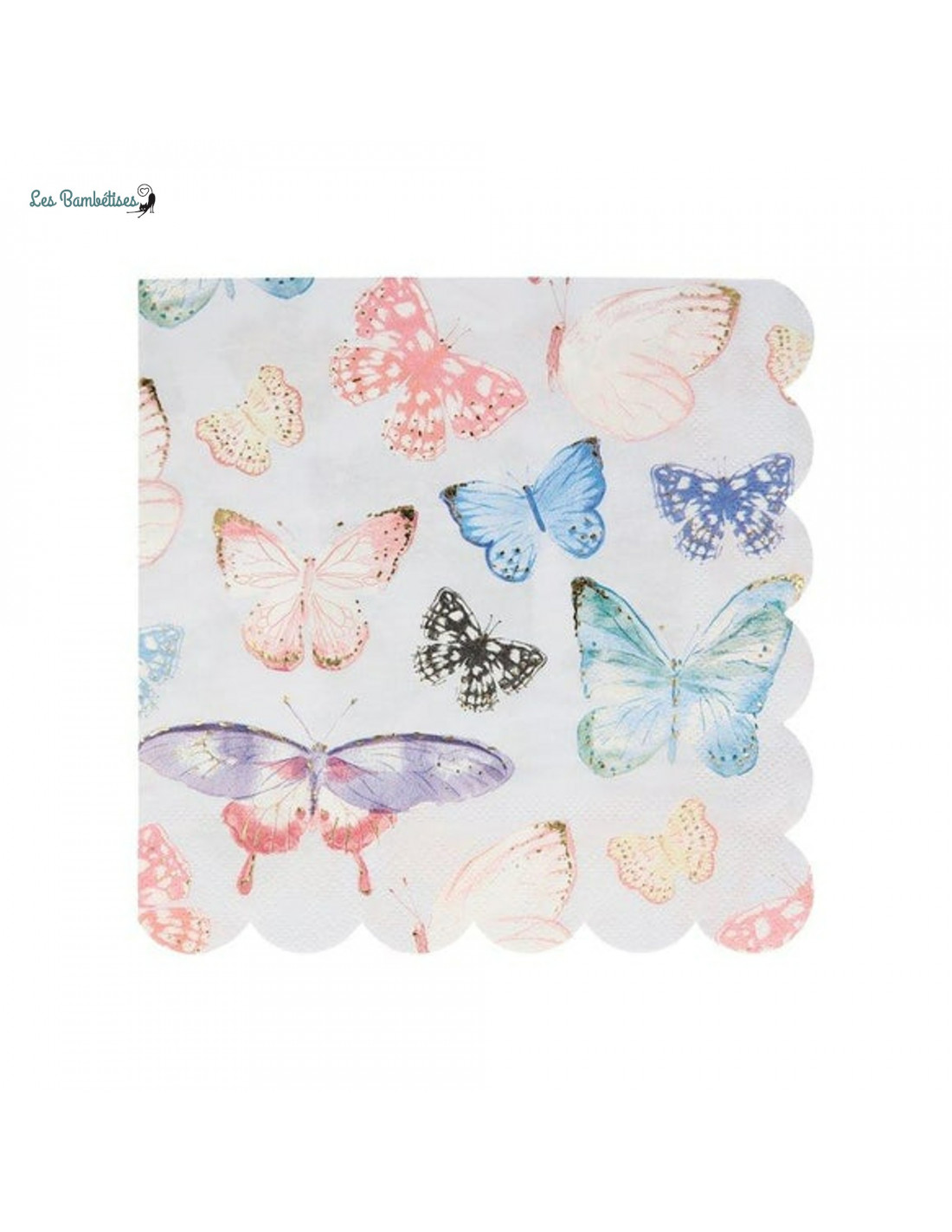 Guirlande papillons en papier pour décoration fête - Les Bambetises