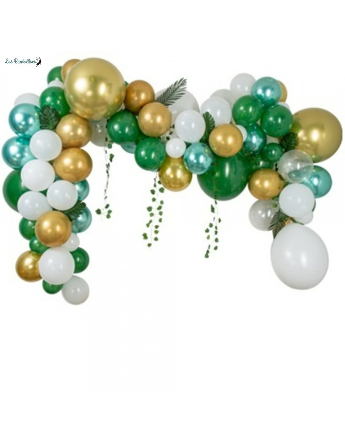 Kit guirlande ballons organiques xxl modèle arche jungle safari