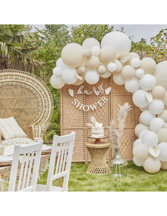 Kit decoration ballon mariage pas cher Blanc - Badaboum