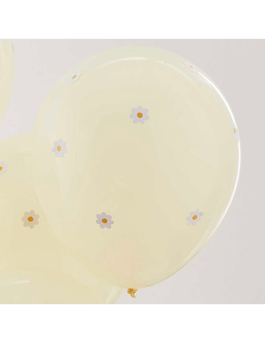 Kit Arche 98 Ballons Marguerites Blanc & Jaune - Les Bambetises