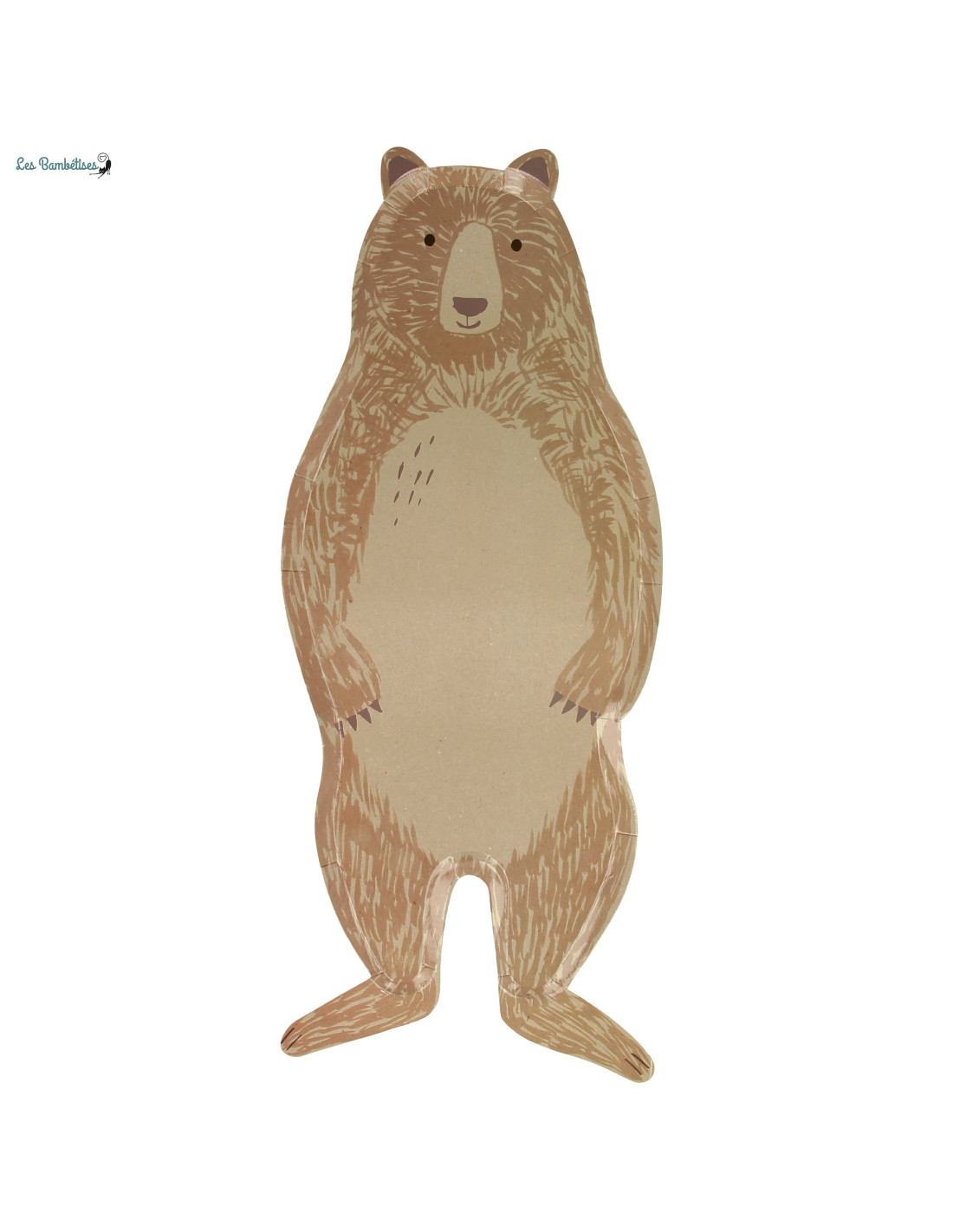 Ballon ours : déco anniversaire animaux de la forêt