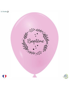 10 Ballons de Baudruche Rose Fluorescent - Les Bambetises