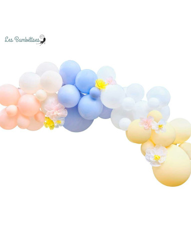 kit-arche-60-ballons-fleurs-pastels-anniversaire-fille