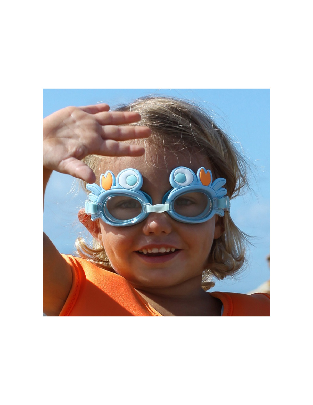 Lunettes de Natation Enfant Crabe Bleu Sunnylife - Les Bambetises