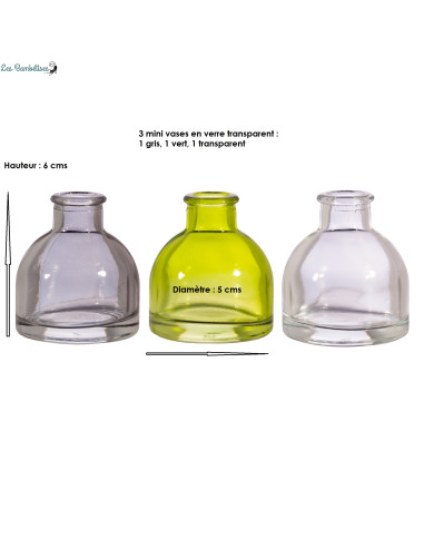 3-mini-vases-transparent-gris-vert-6-cm