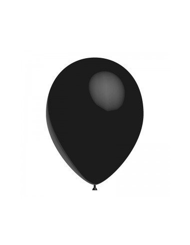 10 ballons noirs en latex