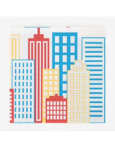 20-serviettes-super-heros-buildings-deco-anniversaire-super-heros