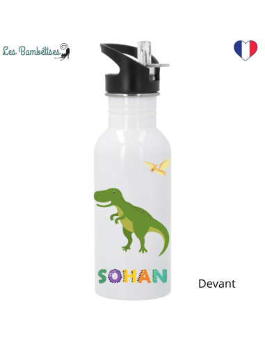 gourde-isotherme-personnalisable-a-bec-dinosaure-garcon-maternelle