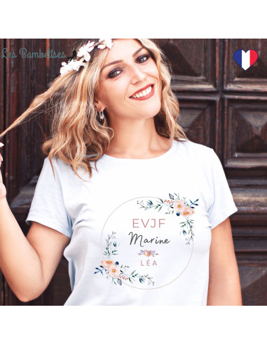 t-shirt-evjf-personnalise-fleurs-boheme-kit-evjf