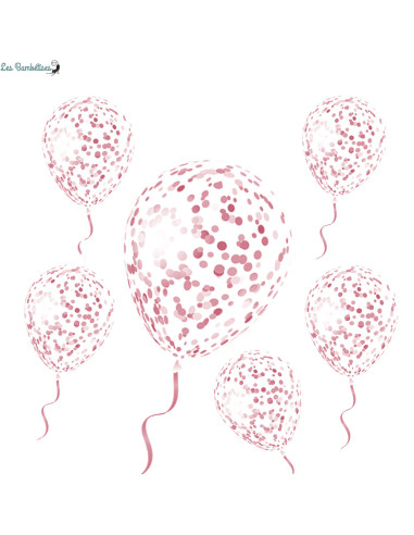 6-ballons-confettis-rose-fuchsia-decoration-anniversaire