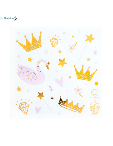 4-planches-mini-stickers-princesse-10x10-cm