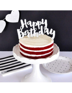 Decoration Anniversaire Adulte Noir Et Blanc Argent Les Bambetises