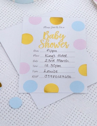 Invitation Baby Shower, Papeterie